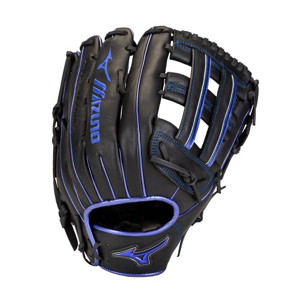 Mizuno Men's MVP Prime SE Slowpitch Softball Glove 13" Black/Royal (312856-BSN)